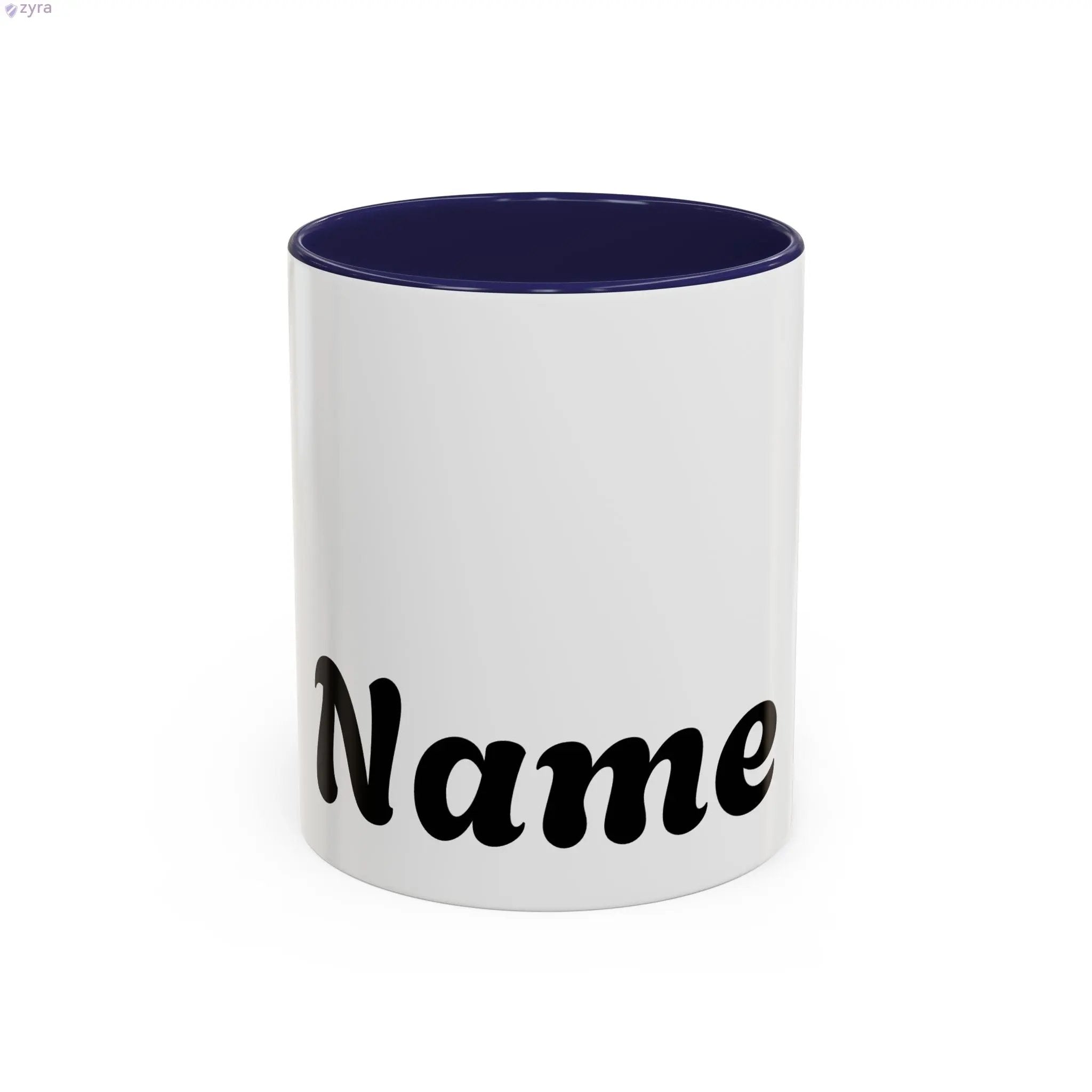 Personalized Coffee Mug with Custom Gold Stripe - Elevate Your Sip Printify