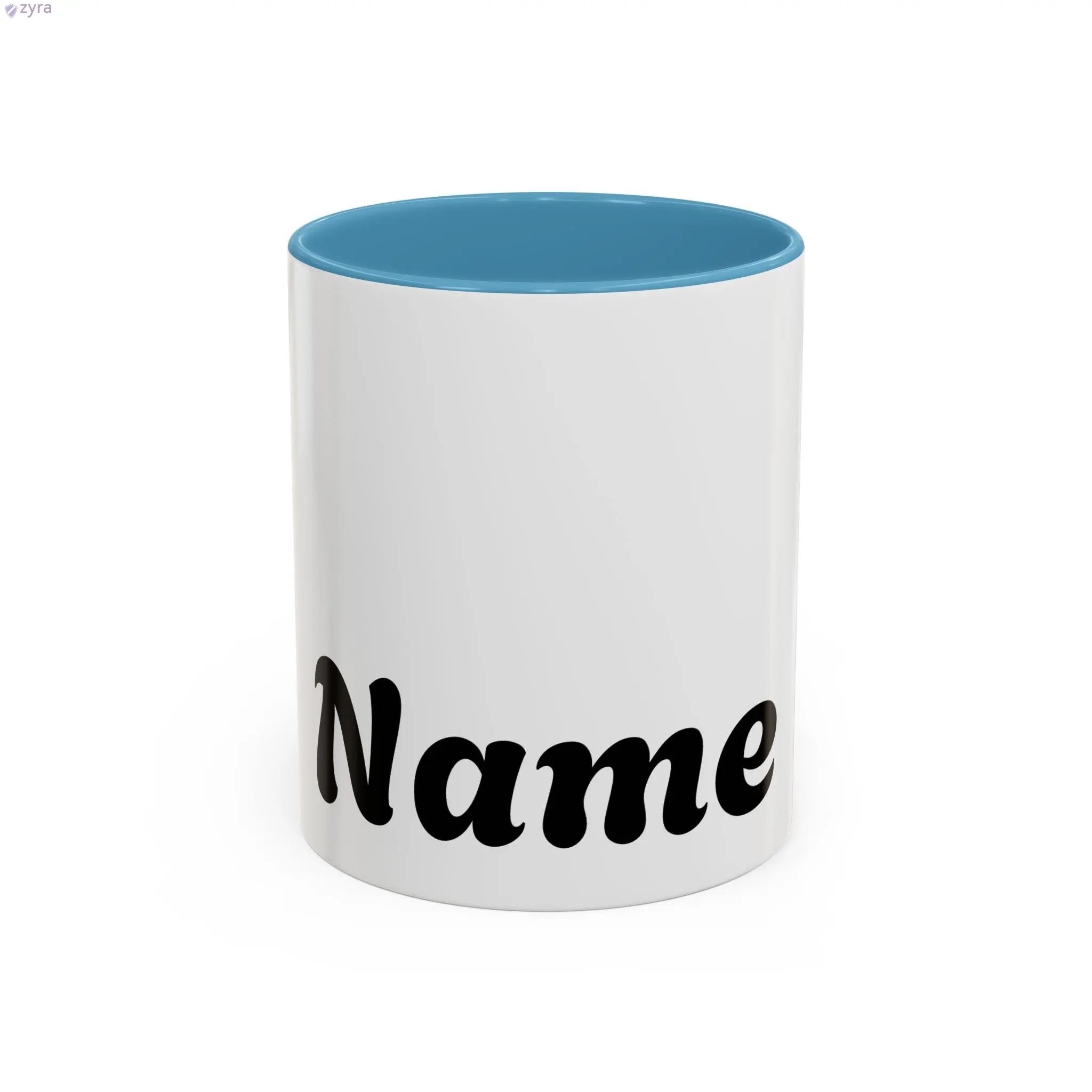 Personalized Coffee Mug with Custom Gold Stripe - Elevate Your Sip Printify