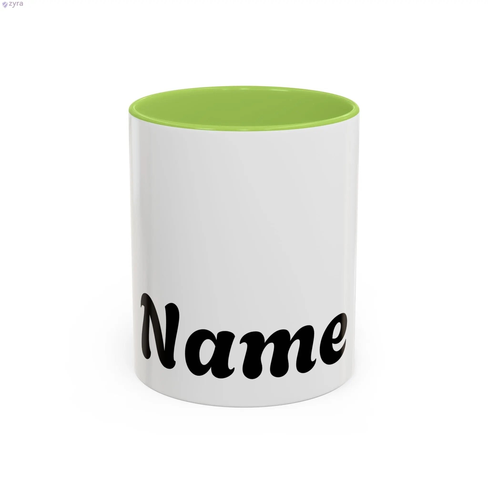 Personalized Coffee Mug with Custom Gold Stripe - Elevate Your Sip Printify
