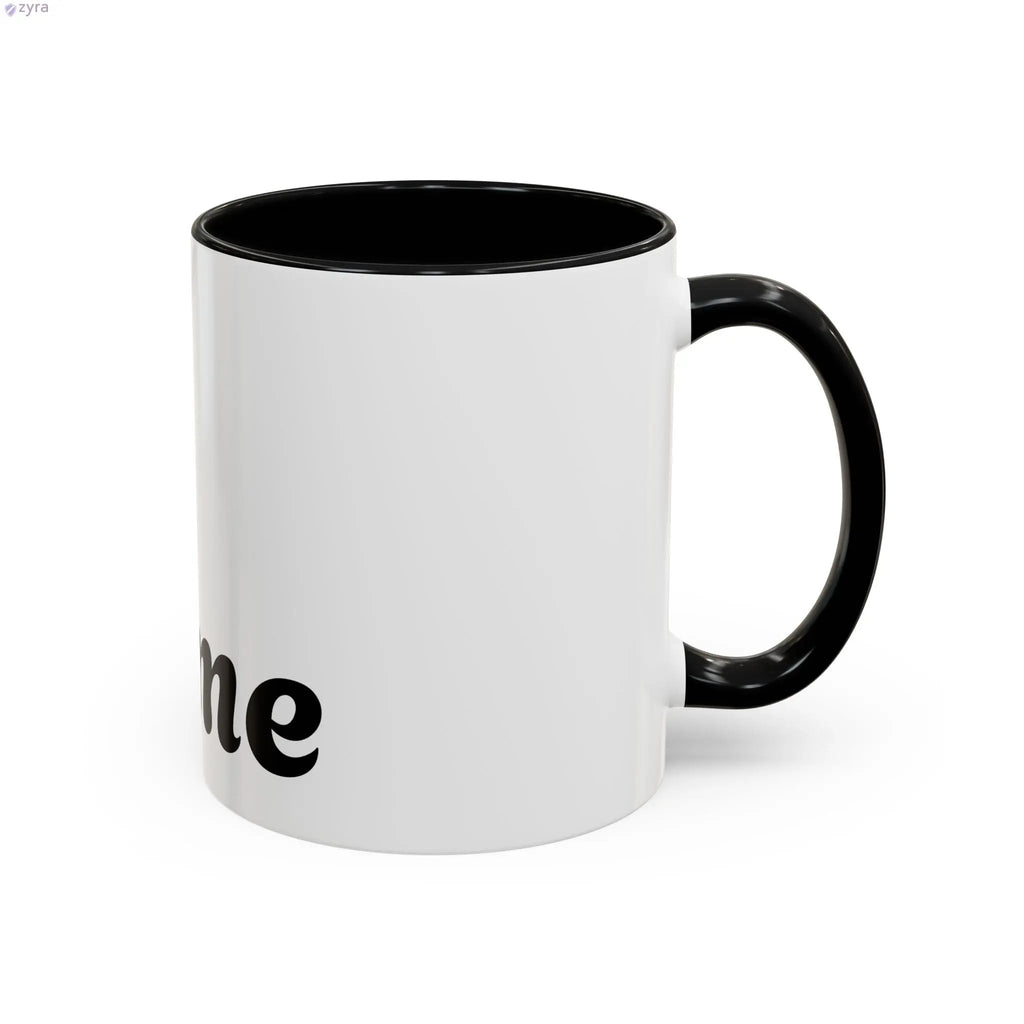 Personalized Coffee Mug with Custom Gold Stripe - Elevate Your Sip Printify