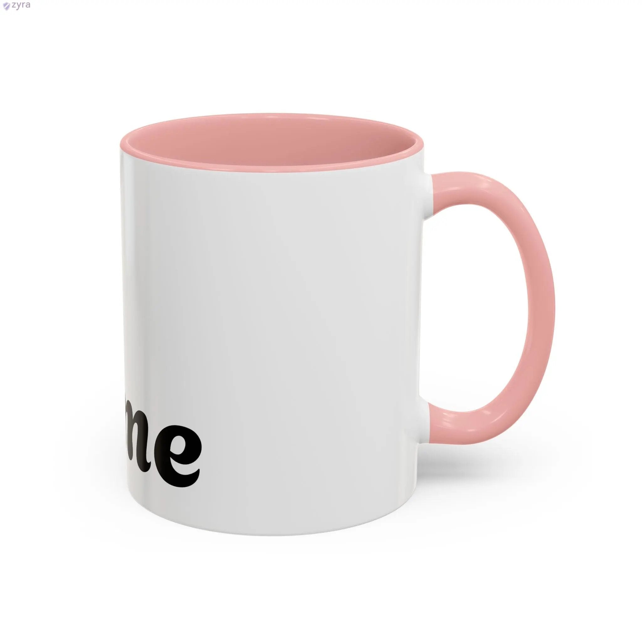 Personalized Coffee Mug with Custom Gold Stripe - Elevate Your Sip Printify