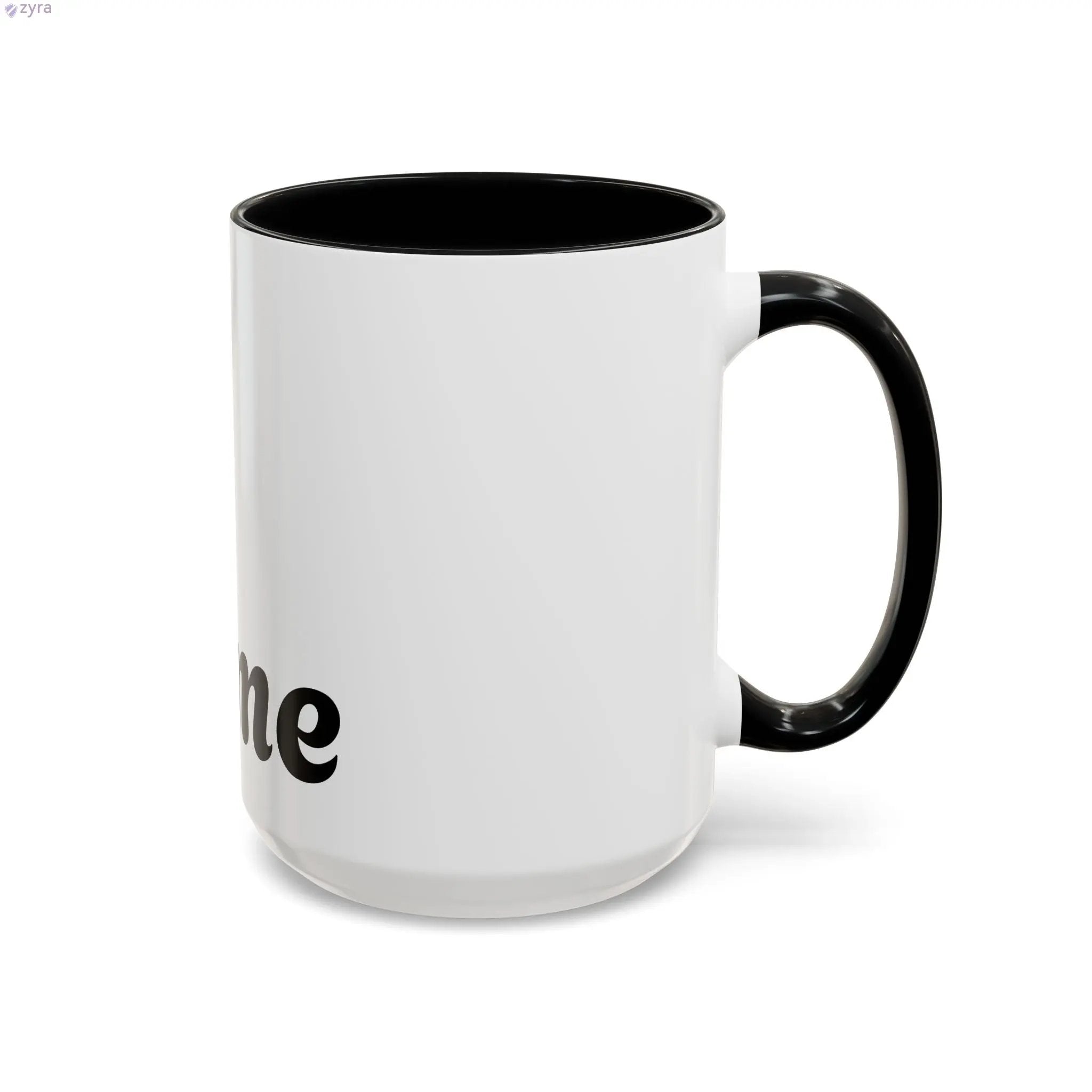Personalized Coffee Mug with Custom Gold Stripe - Elevate Your Sip Printify
