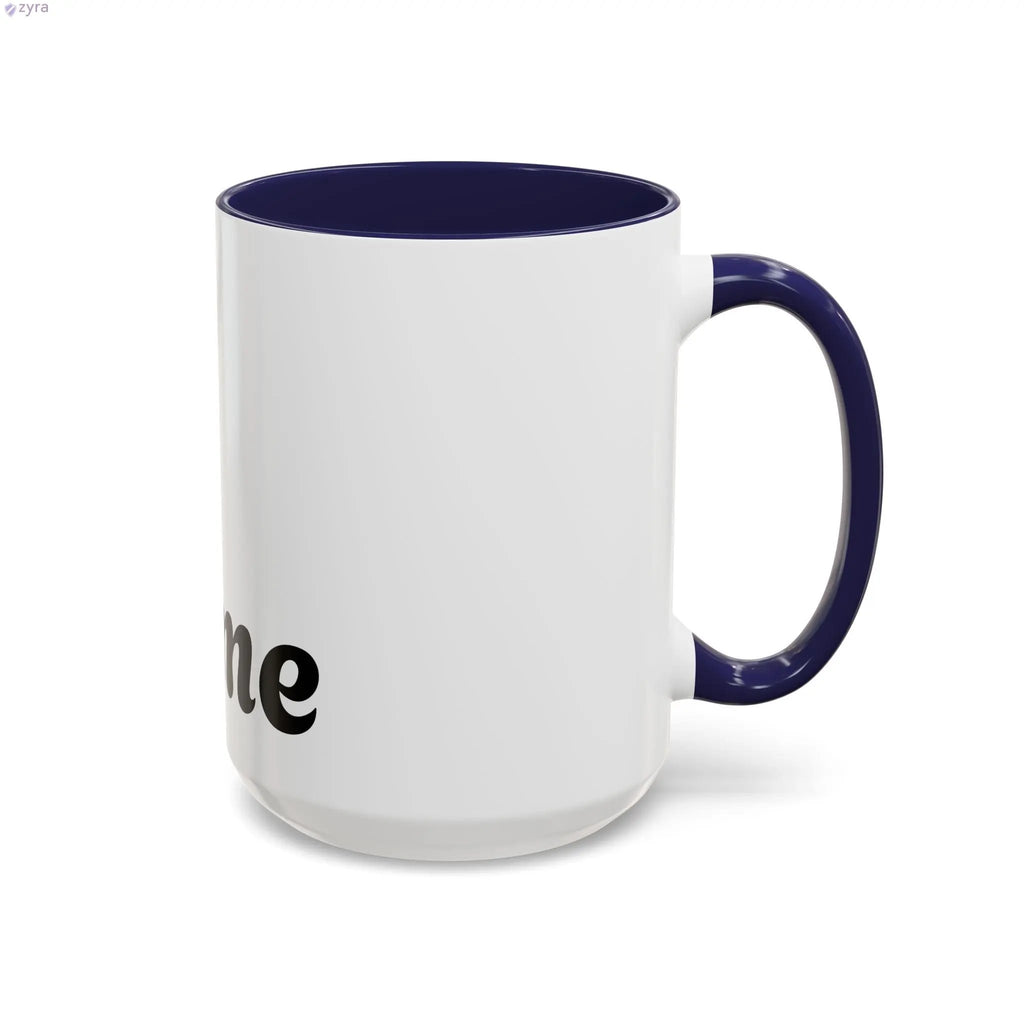 Personalized Coffee Mug with Custom Gold Stripe - Elevate Your Sip Printify