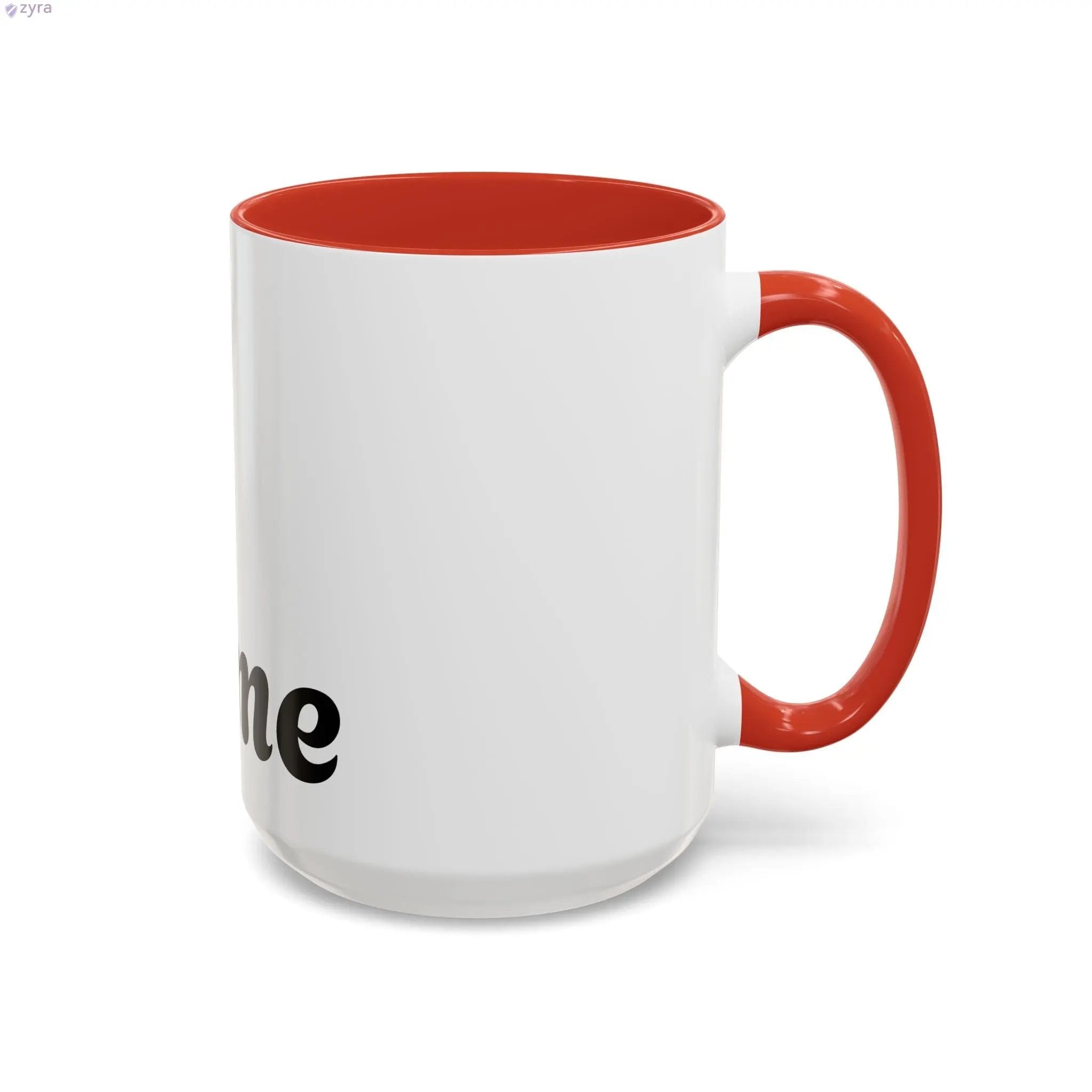 Personalized Coffee Mug with Custom Gold Stripe - Elevate Your Sip Printify