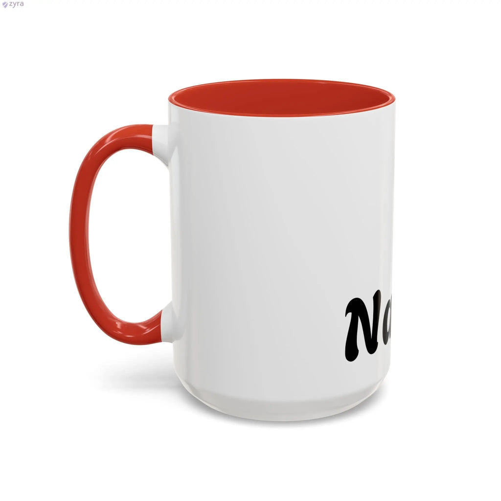 Personalized Coffee Mug with Custom Gold Stripe - Elevate Your Sip Printify