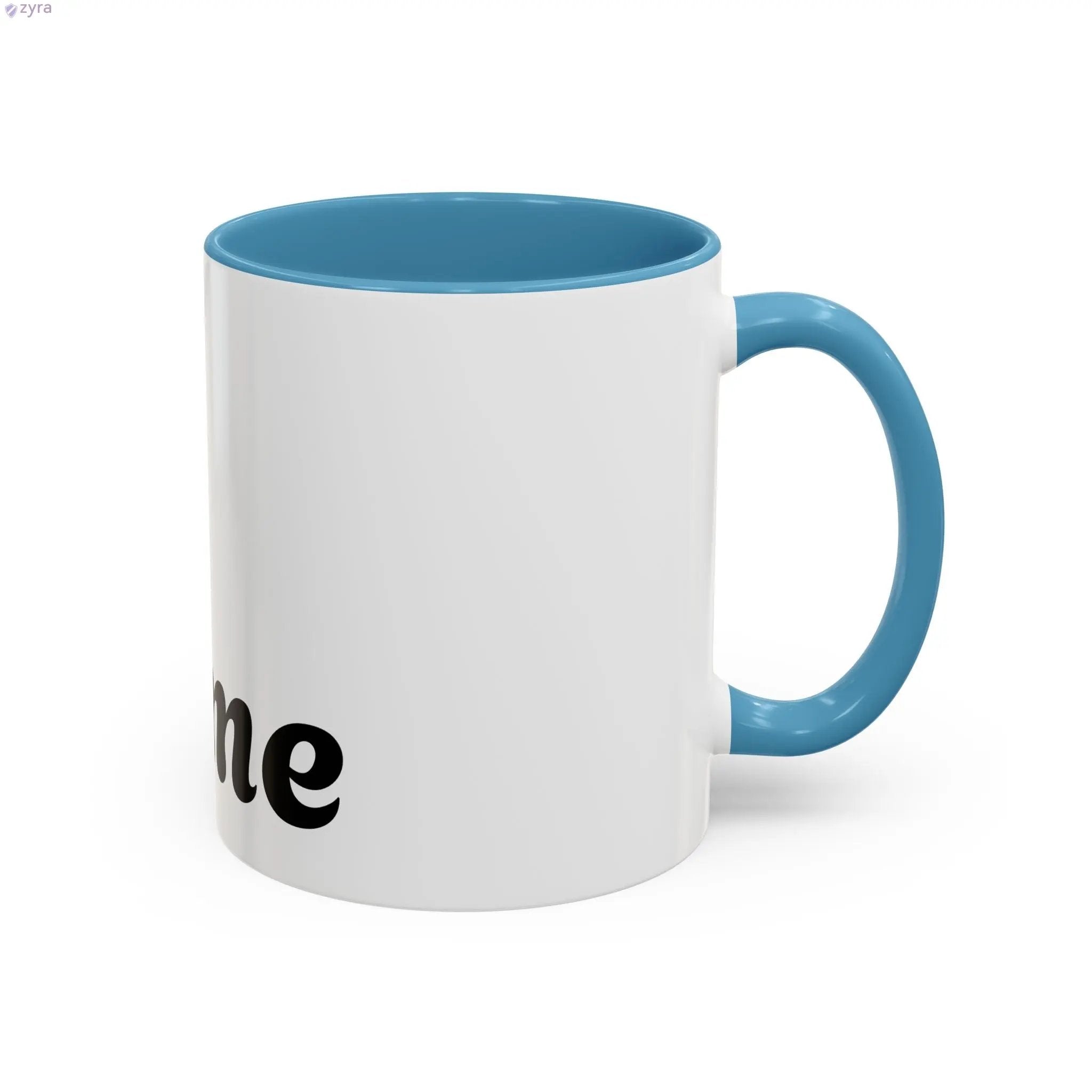 Personalized Coffee Mug with Custom Gold Stripe - Elevate Your Sip Printify