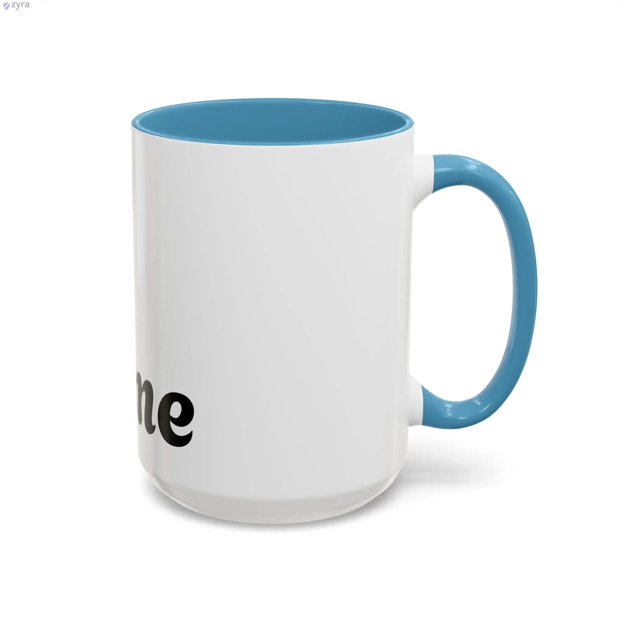 Personalized Coffee Mug with Custom Gold Stripe - Elevate Your Sip Printify