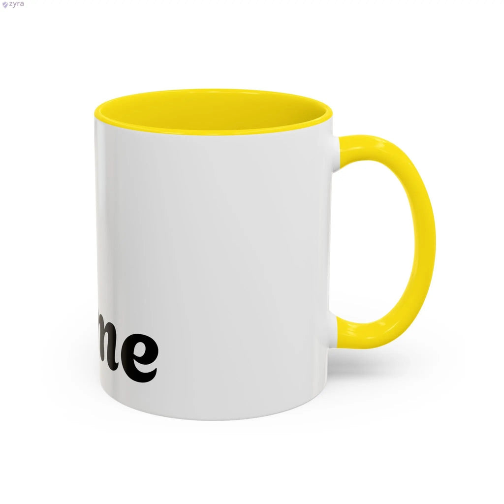 Personalized Coffee Mug with Custom Gold Stripe - Elevate Your Sip Printify