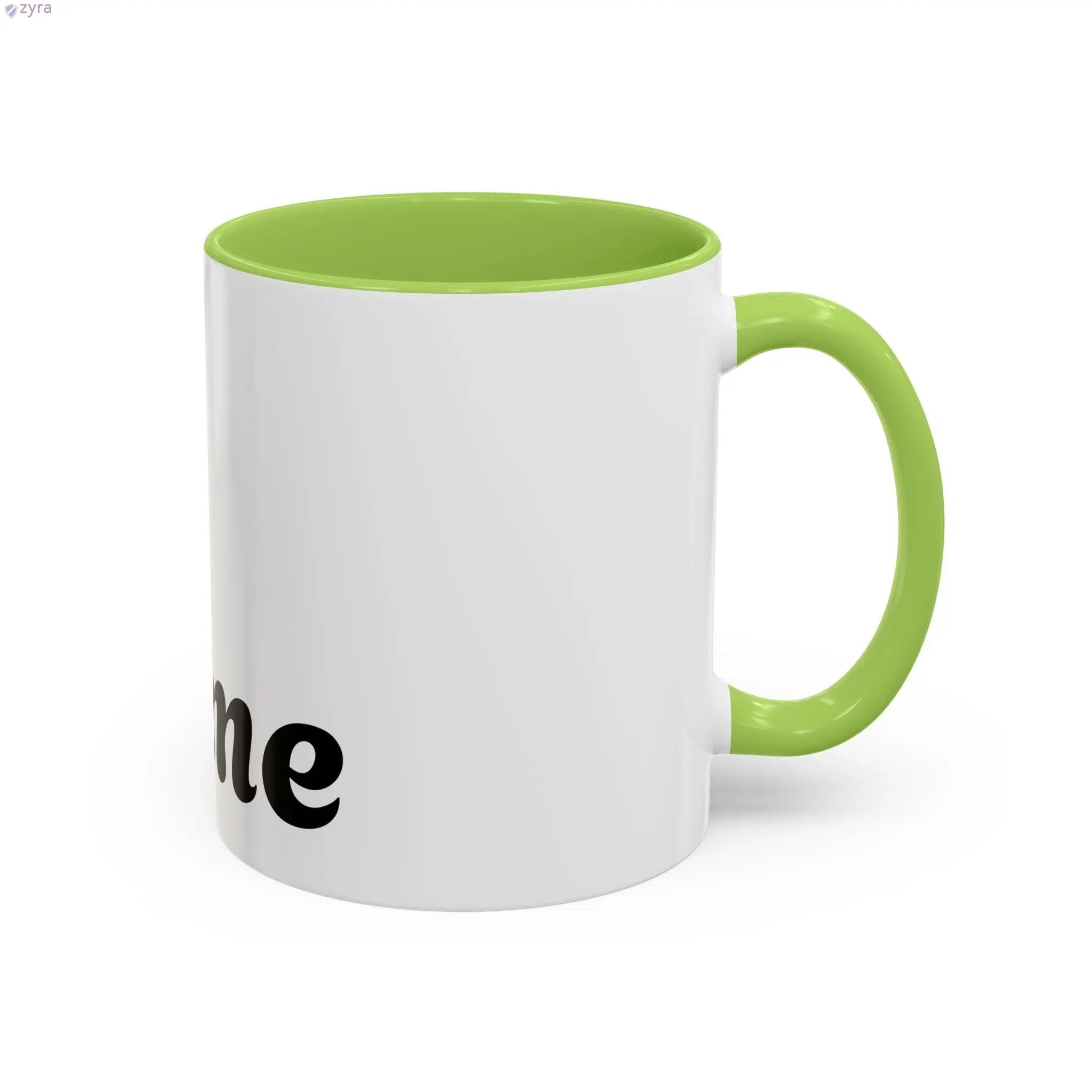 Personalized Coffee Mug with Custom Gold Stripe - Elevate Your Sip Printify