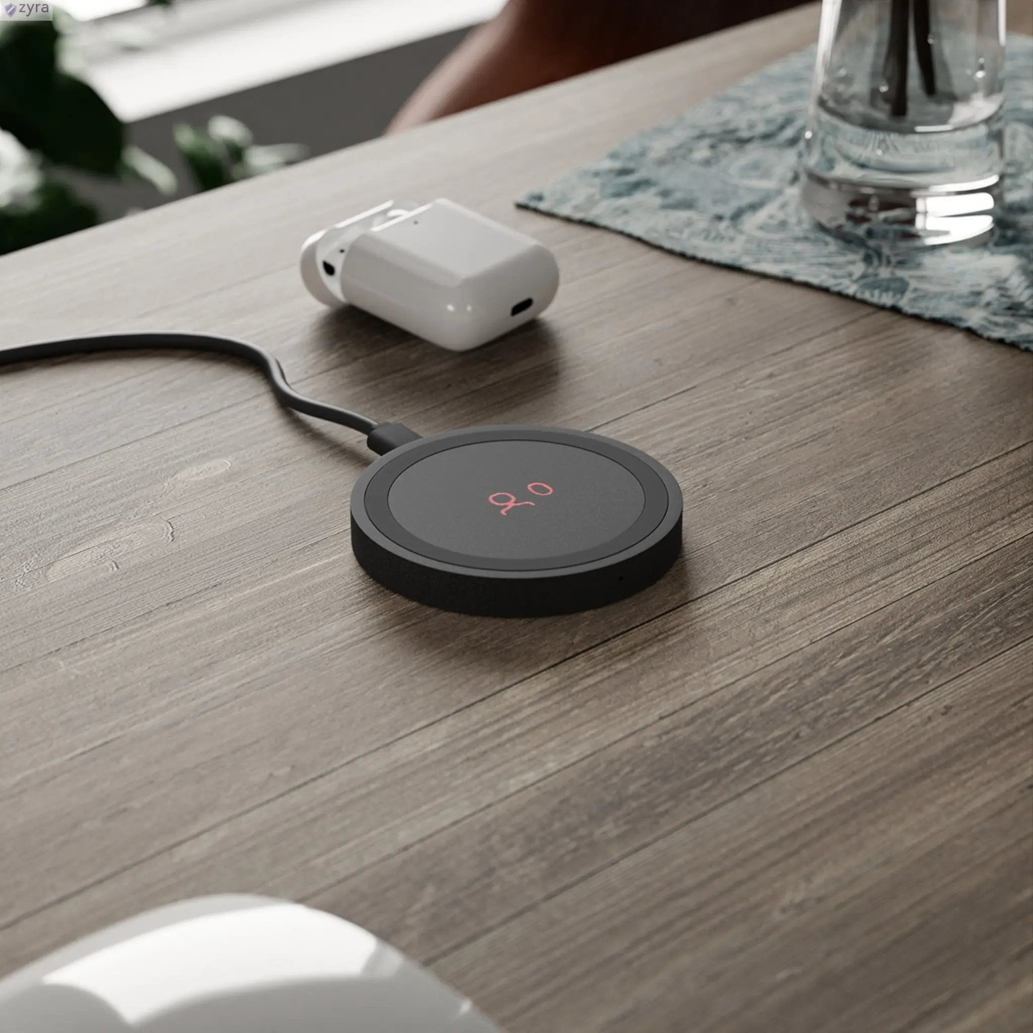 Quake Wireless Charging Pad | Stylish & Functional Tech Essential for Modern Minimalists Printify