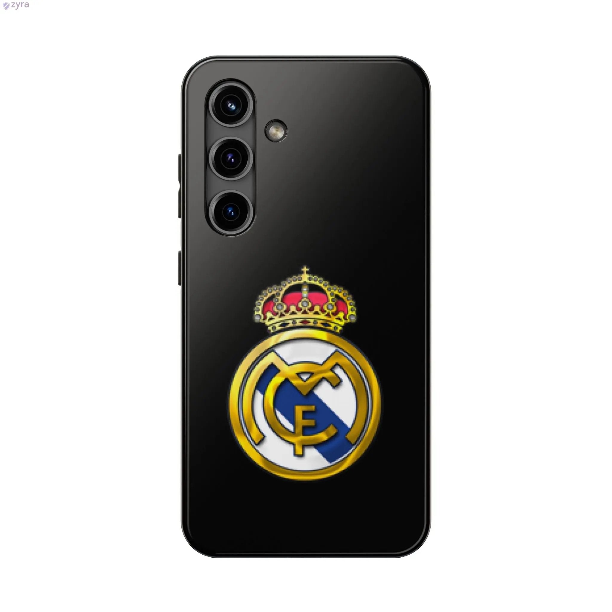 Real Madrid Tough Black Gaming Phone Case - Ultimate Protection & Style Printify