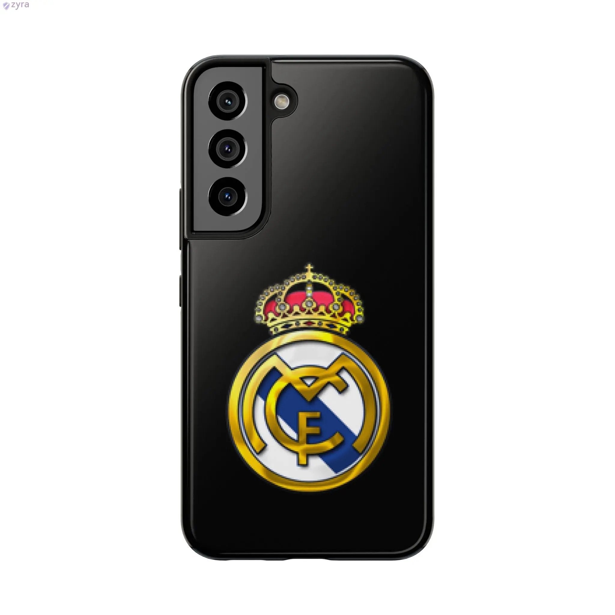 Real Madrid Tough Black Gaming Phone Case - Ultimate Protection & Style Printify
