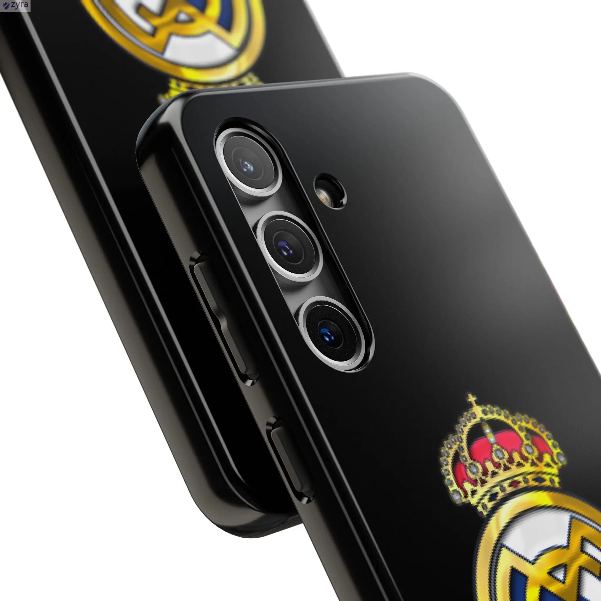 Real Madrid Tough Black Gaming Phone Case - Ultimate Protection & Style Printify