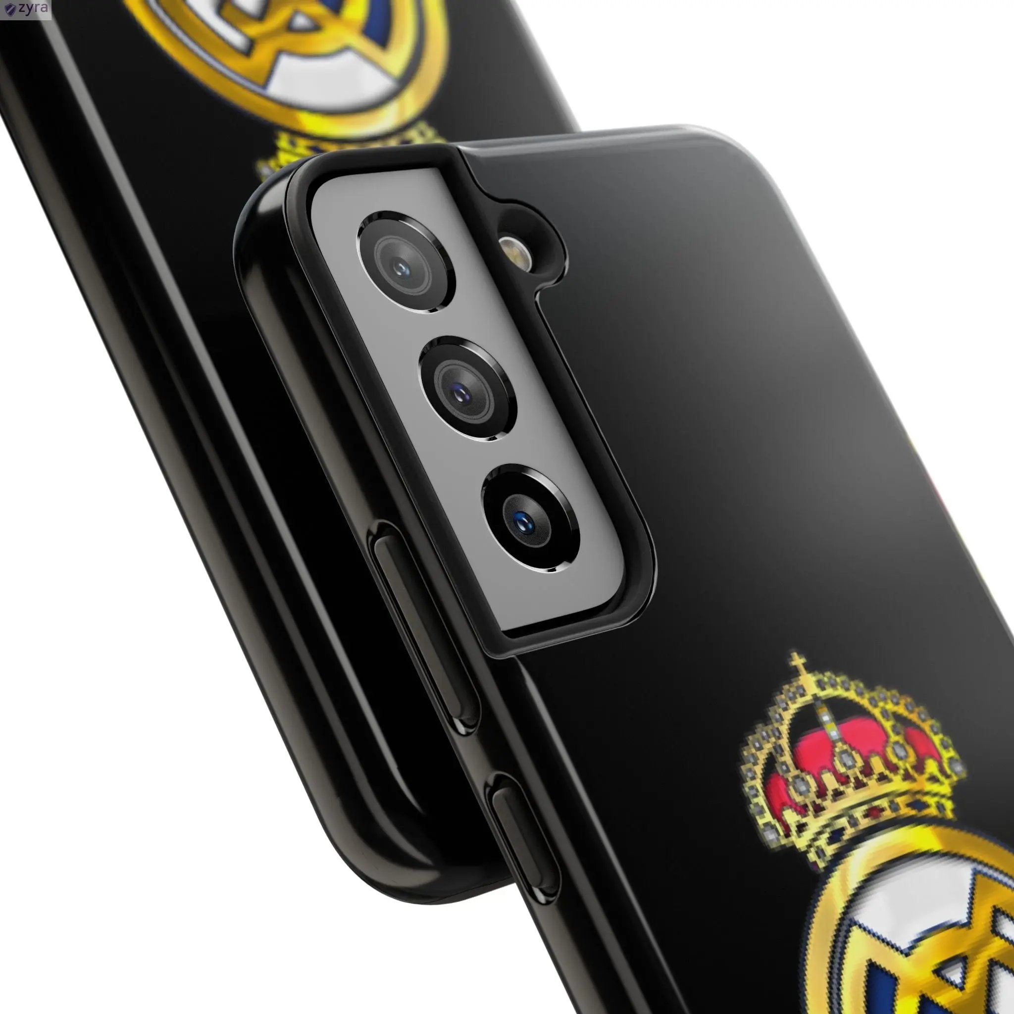Real Madrid Tough Black Gaming Phone Case - Ultimate Protection & Style Printify