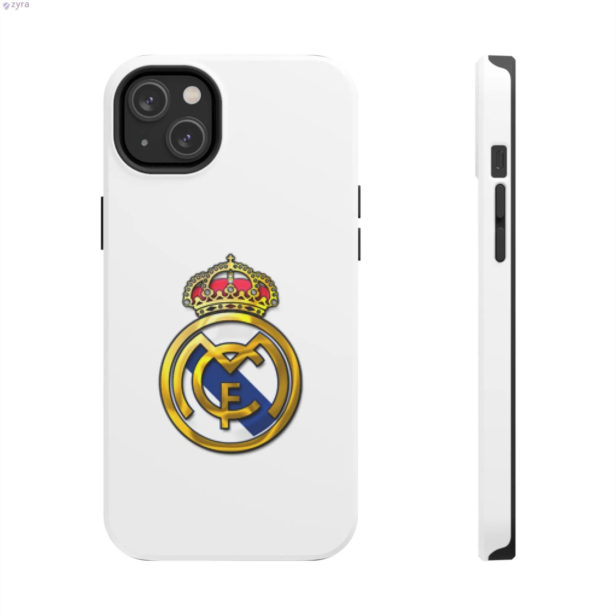 Real Madrid Tough White Gaming Phone Case - Premium Protection & Iconic Style Printify