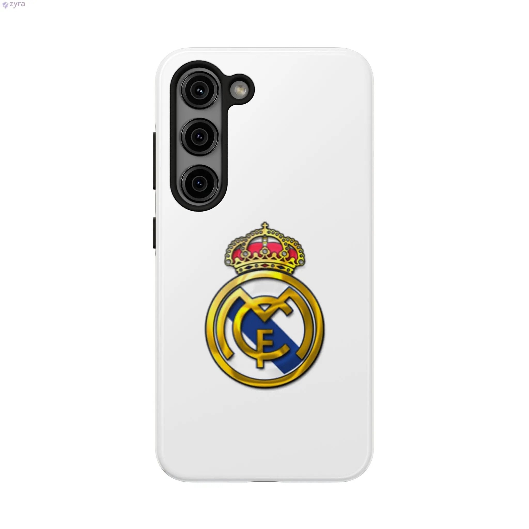 Real Madrid Tough White Gaming Phone Case - Premium Protection & Iconic Style Printify