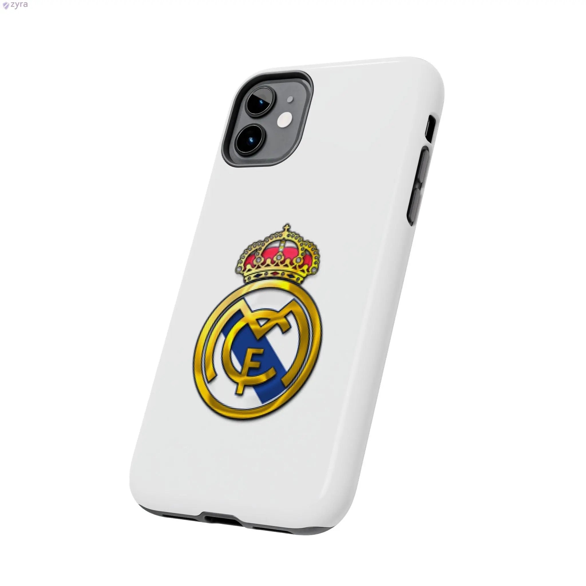 Real Madrid Tough White Gaming Phone Case - Premium Protection & Iconic Style Printify