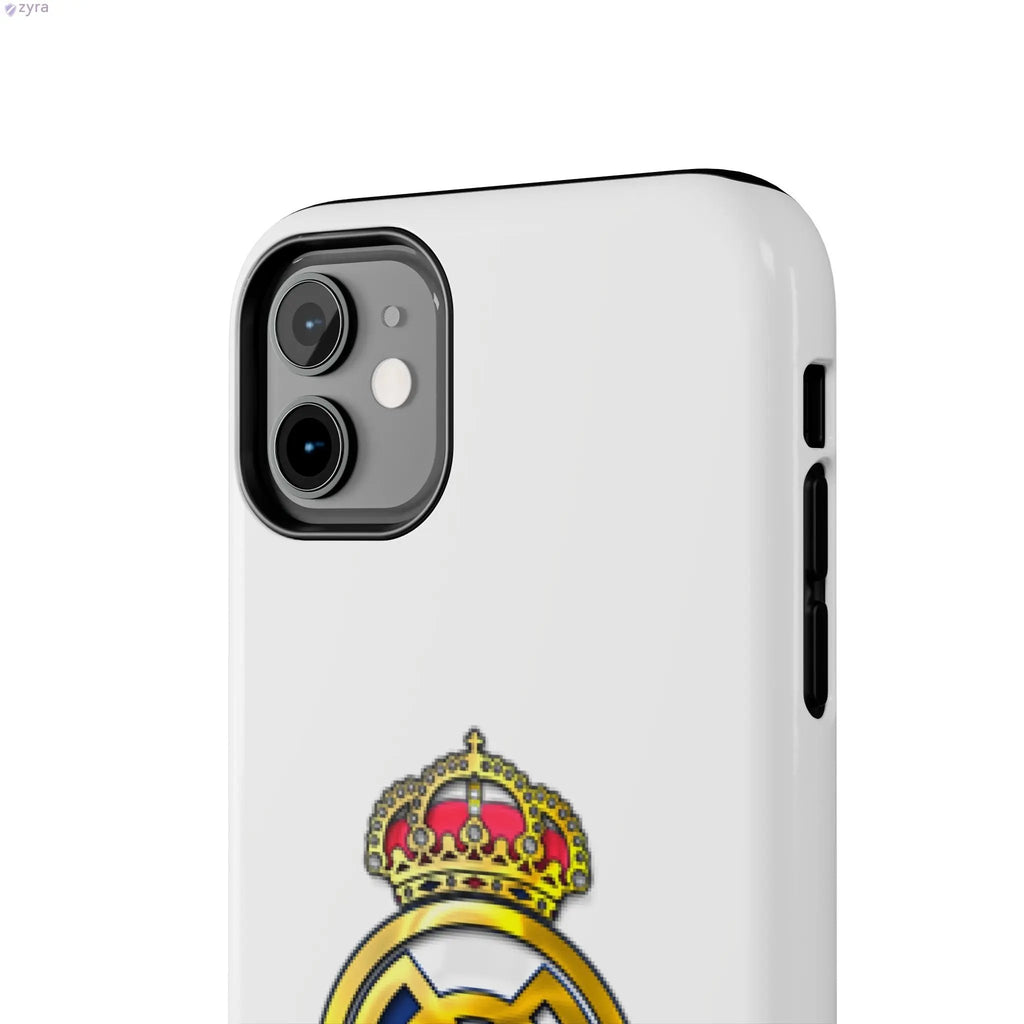 Real Madrid Tough White Gaming Phone Case - Premium Protection & Iconic Style Printify