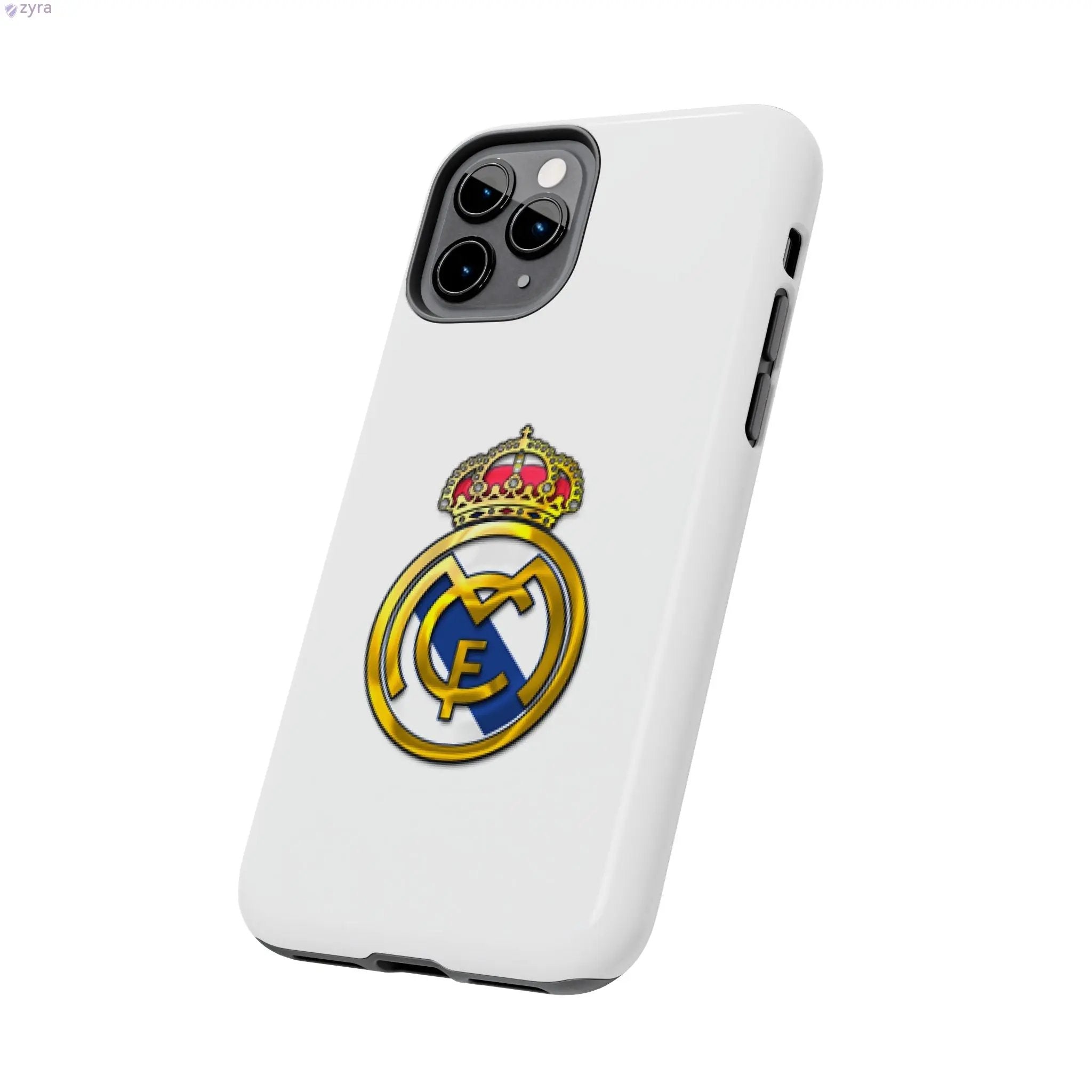 Real Madrid Tough White Gaming Phone Case - Premium Protection & Iconic Style Printify