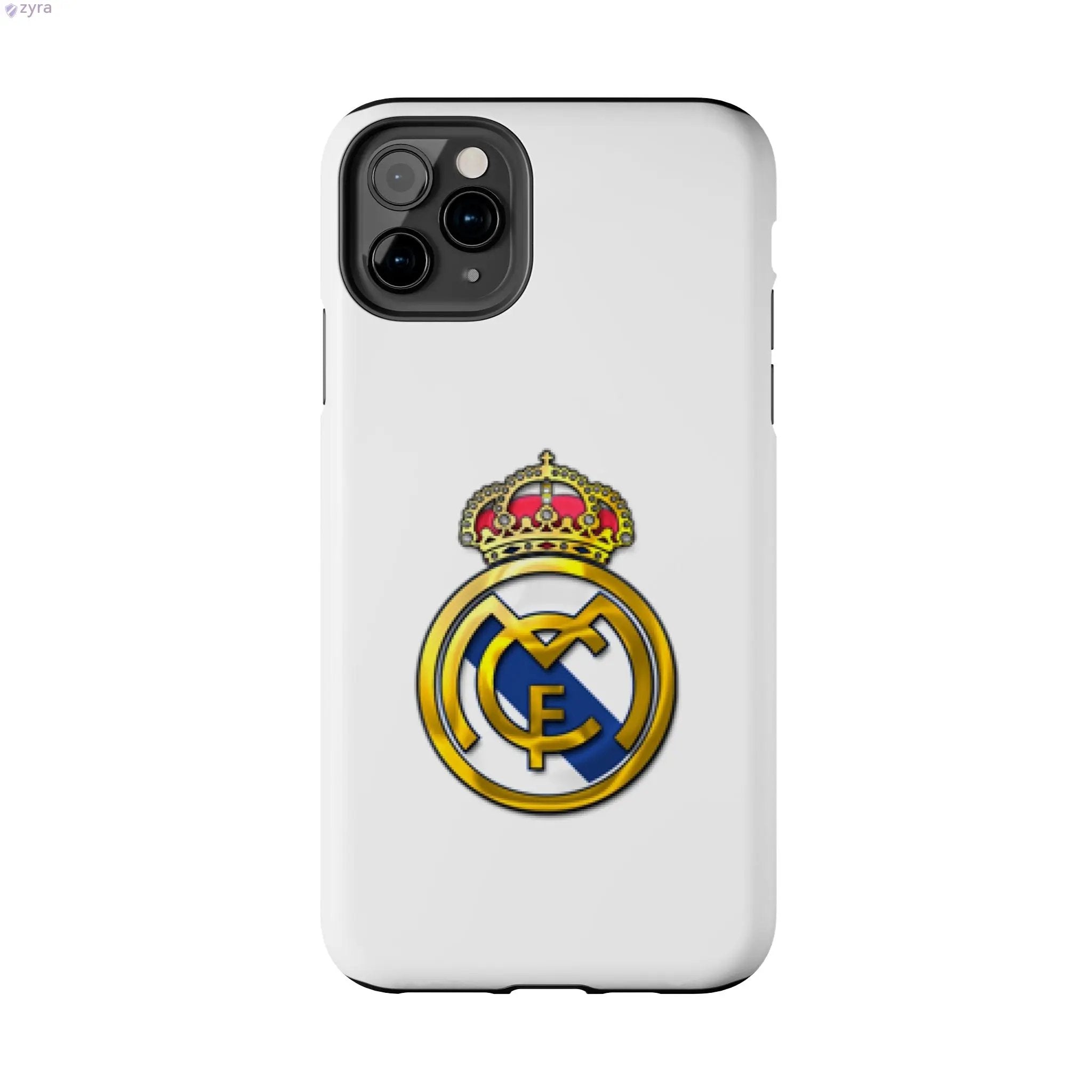 Real Madrid Tough White Gaming Phone Case - Premium Protection & Iconic Style Printify