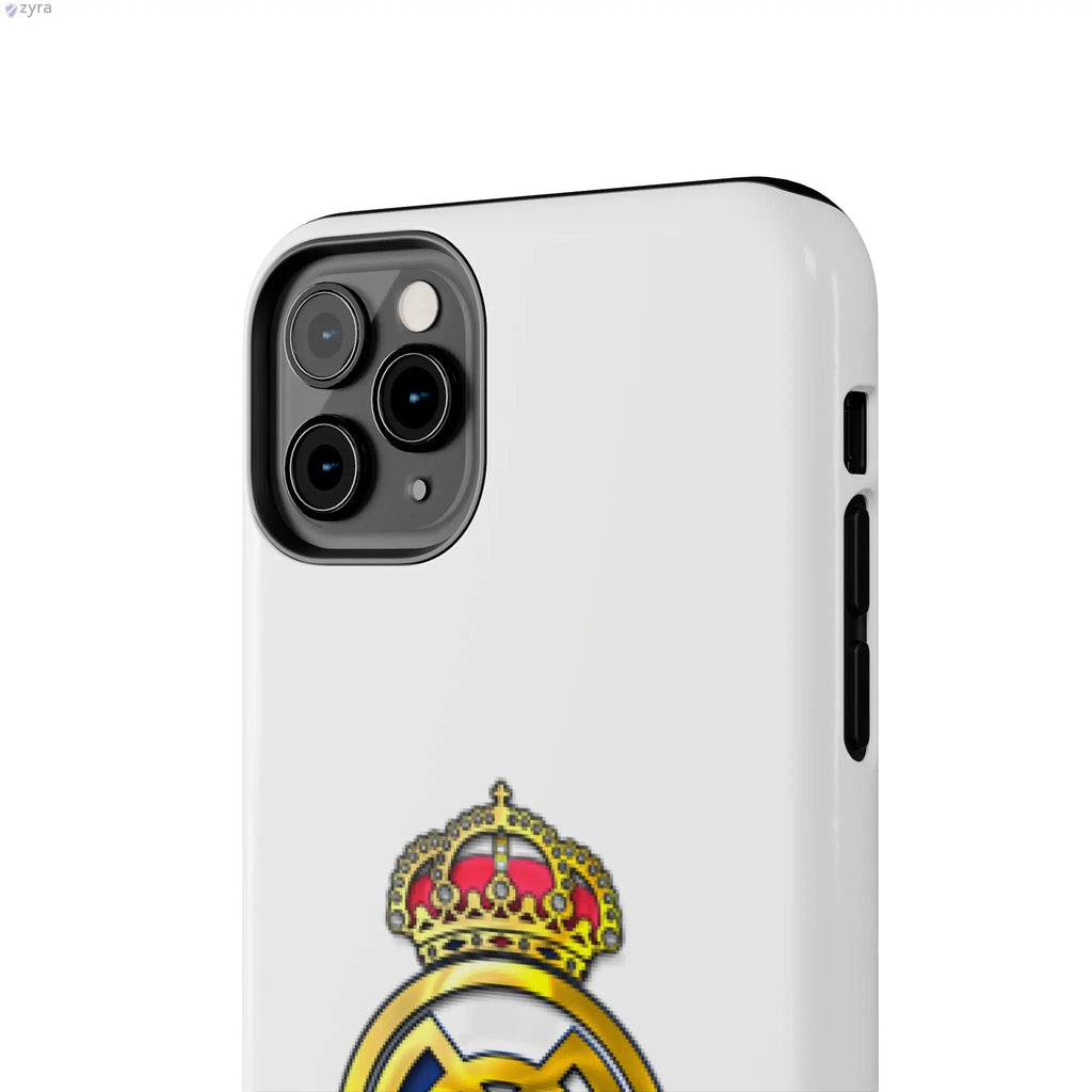Real Madrid Tough White Gaming Phone Case - Premium Protection & Iconic Style Printify