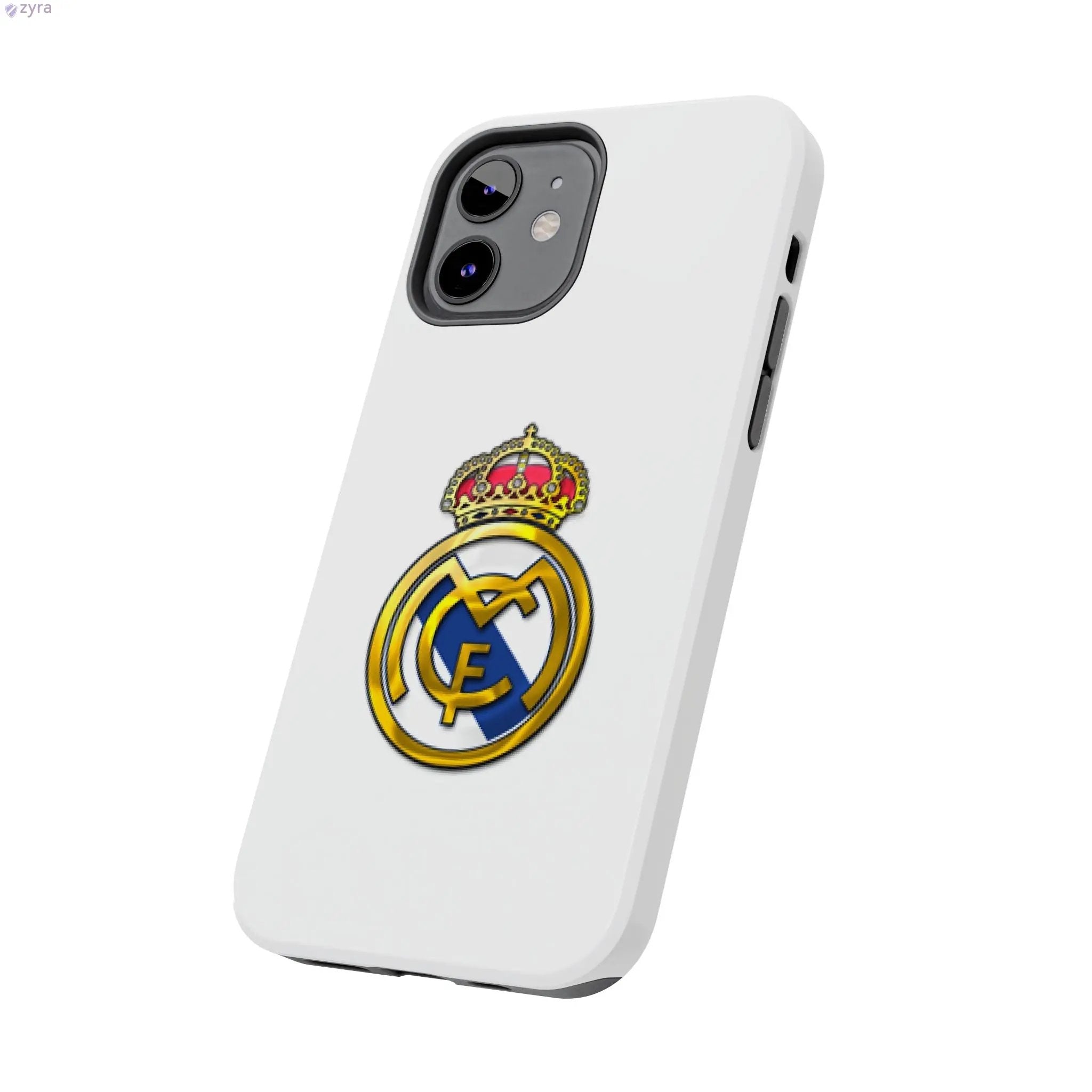 Real Madrid Tough White Gaming Phone Case - Premium Protection & Iconic Style Printify