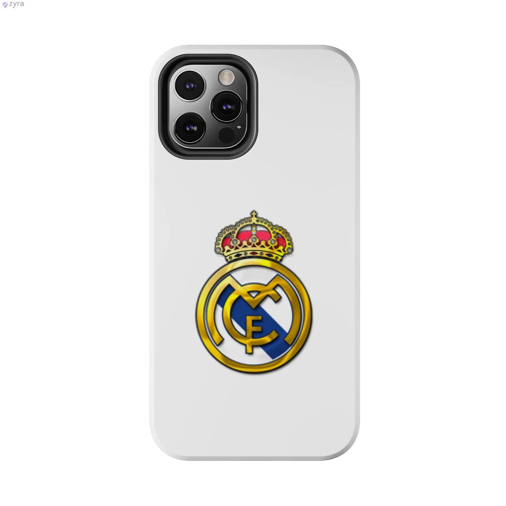 Real Madrid Tough White Gaming Phone Case - Premium Protection & Iconic Style Printify
