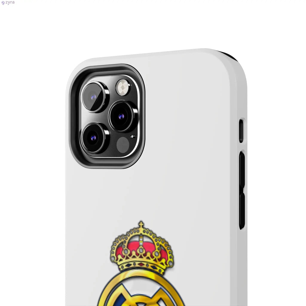 Real Madrid Tough White Gaming Phone Case - Premium Protection & Iconic Style Printify