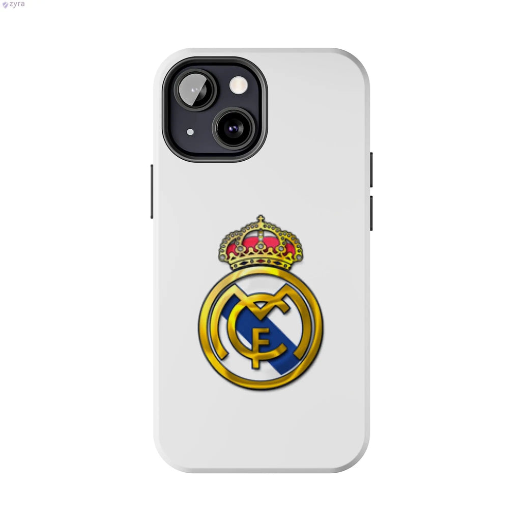 Real Madrid Tough White Gaming Phone Case - Premium Protection & Iconic Style Printify