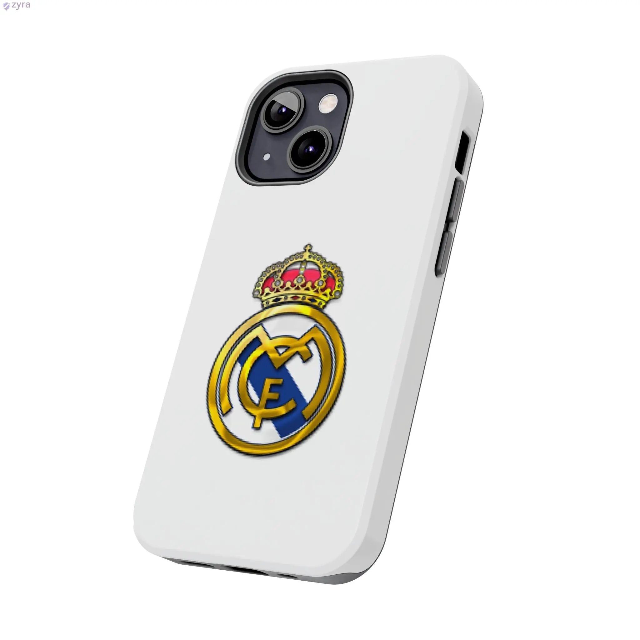 Real Madrid Tough White Gaming Phone Case - Premium Protection & Iconic Style Printify