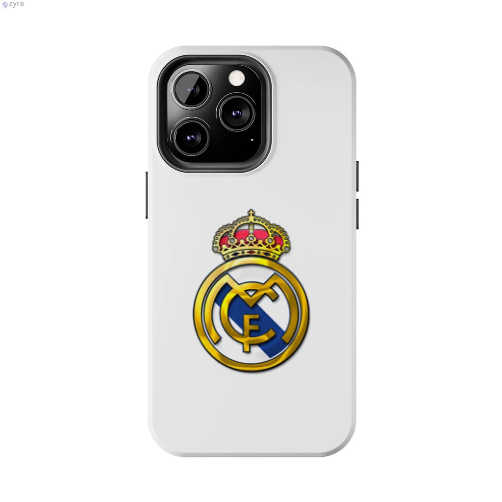 Real Madrid Tough White Gaming Phone Case - Premium Protection & Iconic Style Printify