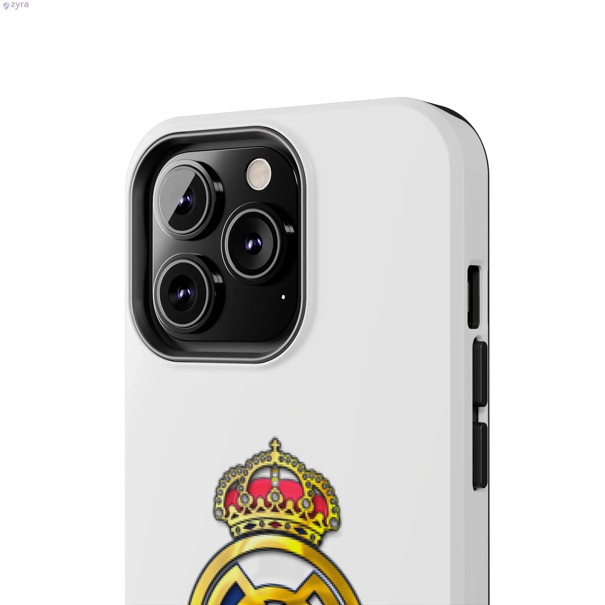 Real Madrid Tough White Gaming Phone Case - Premium Protection & Iconic Style Printify