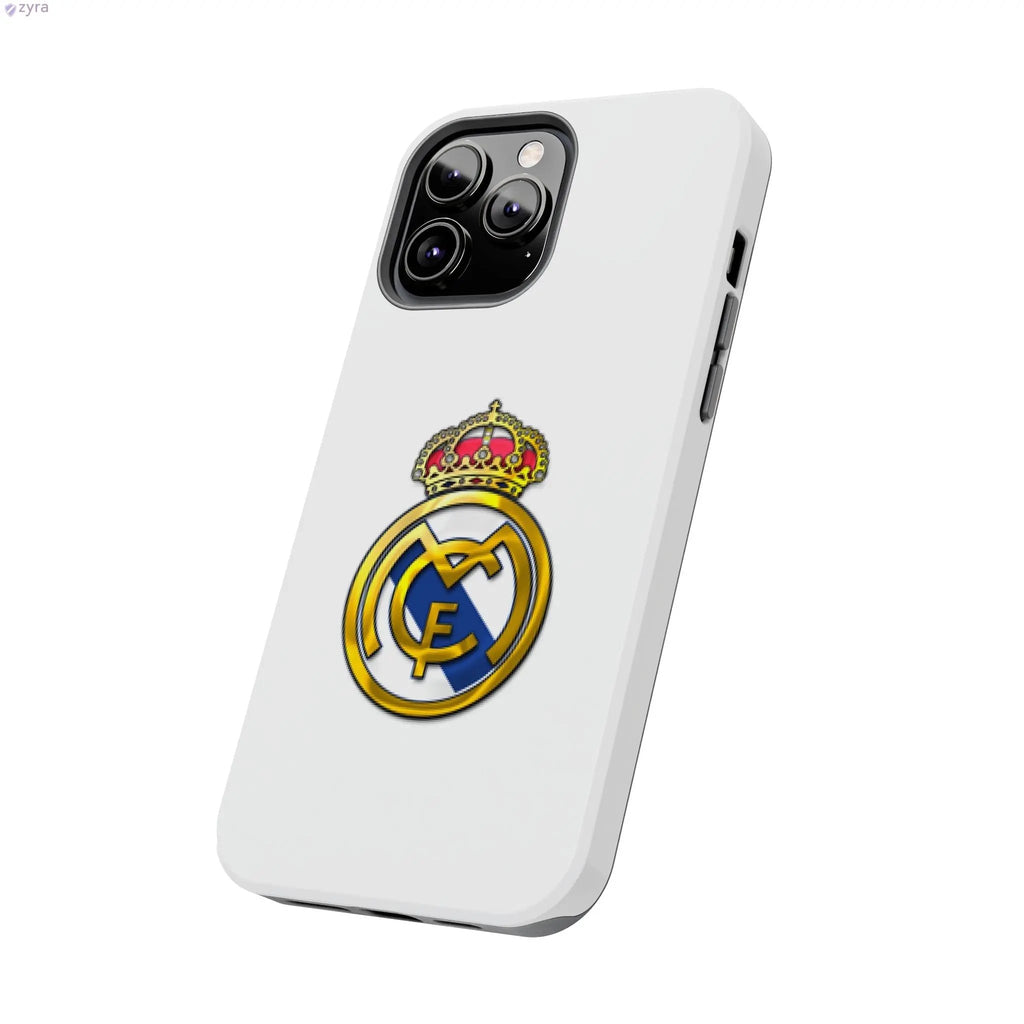 Real Madrid Tough White Gaming Phone Case - Premium Protection & Iconic Style Printify