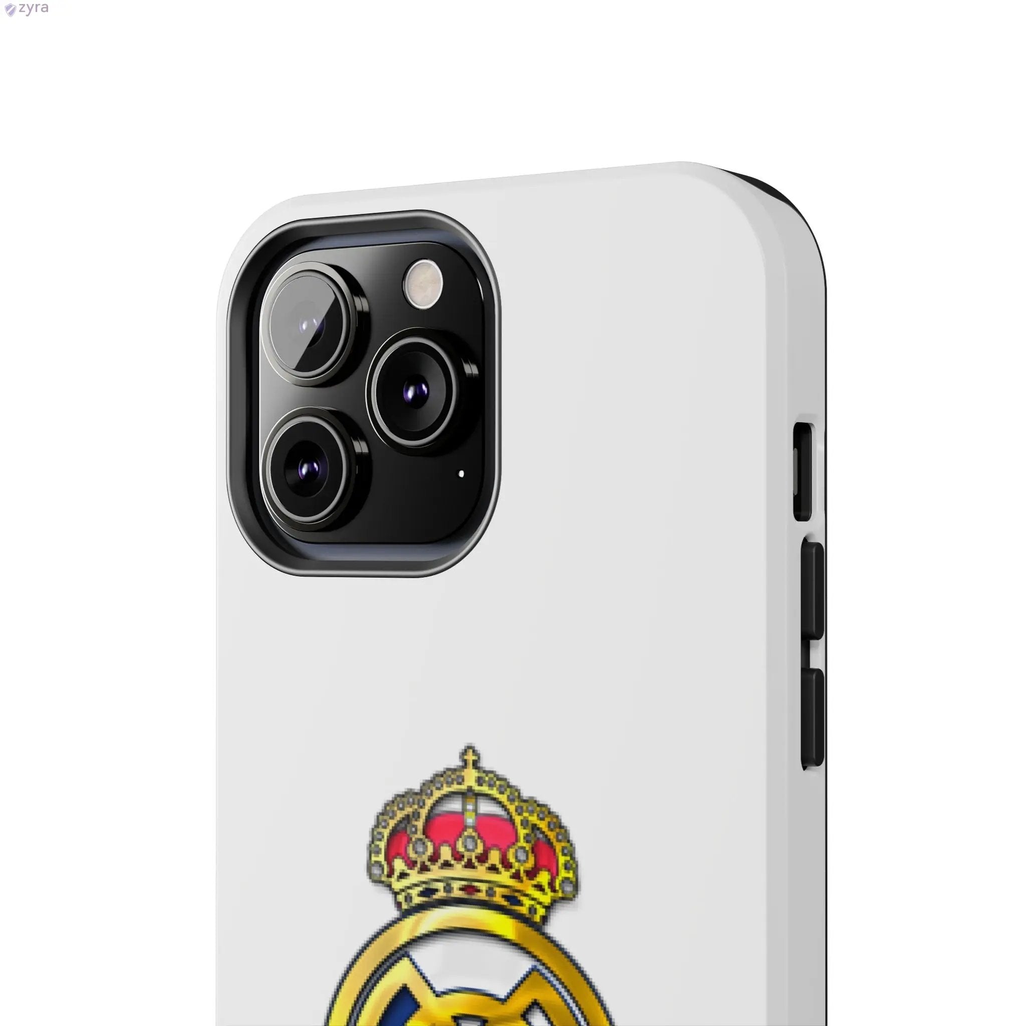 Real Madrid Tough White Gaming Phone Case - Premium Protection & Iconic Style Printify