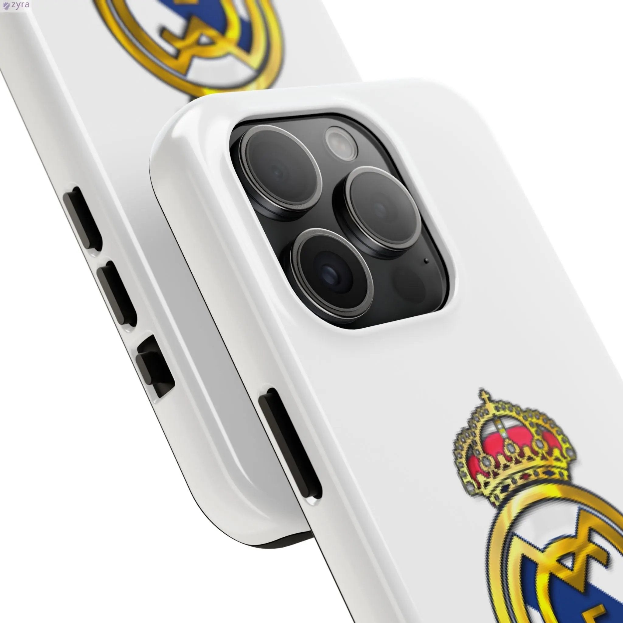 Real Madrid Tough White Gaming Phone Case - Premium Protection & Iconic Style Printify