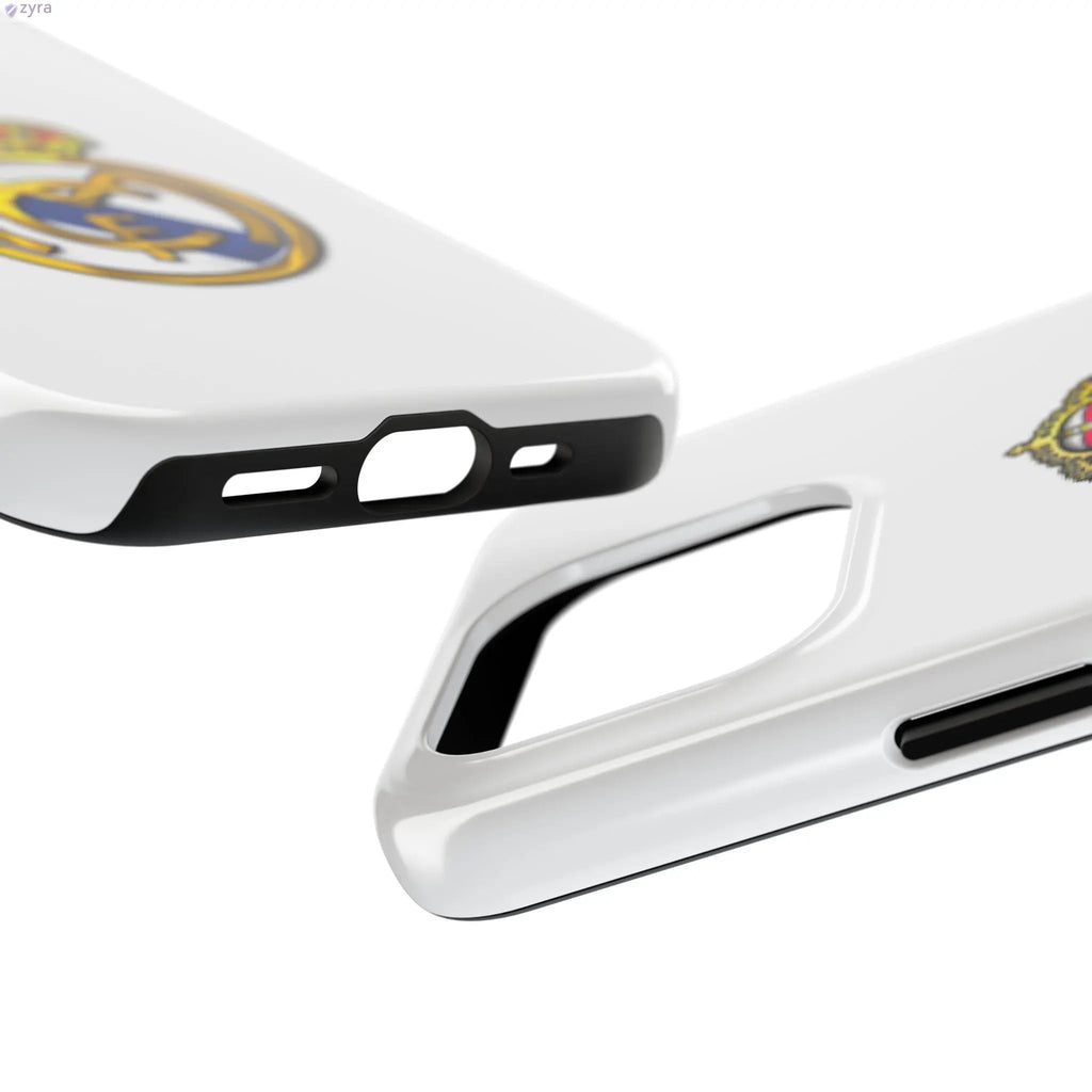 Real Madrid Tough White Gaming Phone Case - Premium Protection & Iconic Style Printify