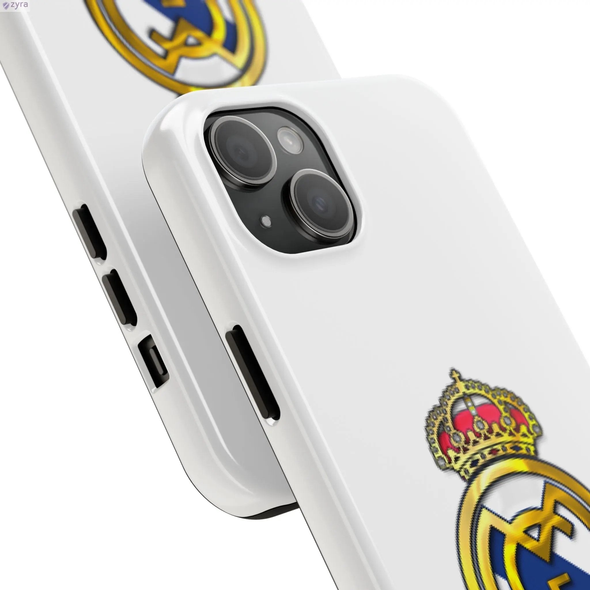 Real Madrid Tough White Gaming Phone Case - Premium Protection & Iconic Style Printify