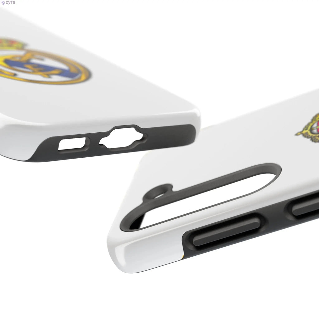 Real Madrid Tough White Gaming Phone Case - Premium Protection & Iconic Style Printify