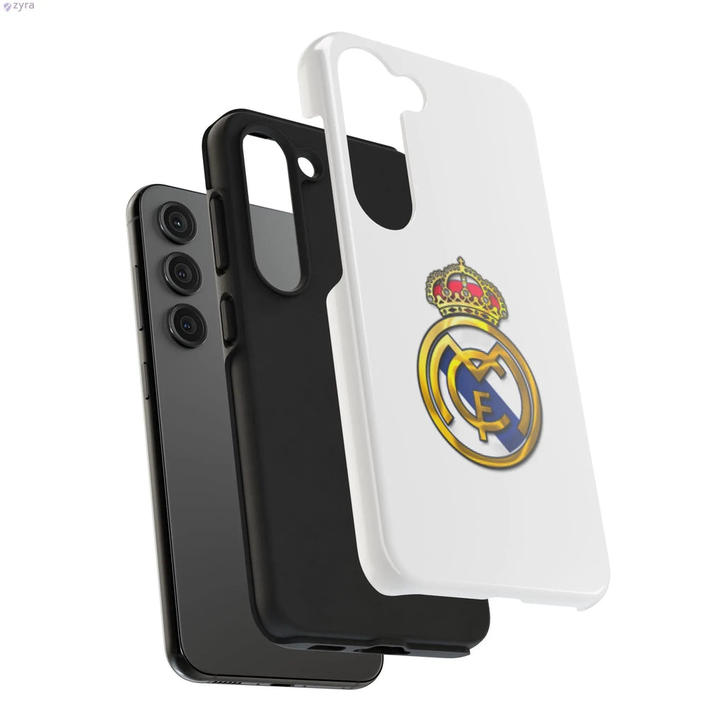 Real Madrid Tough White Gaming Phone Case - Premium Protection & Iconic Style Printify