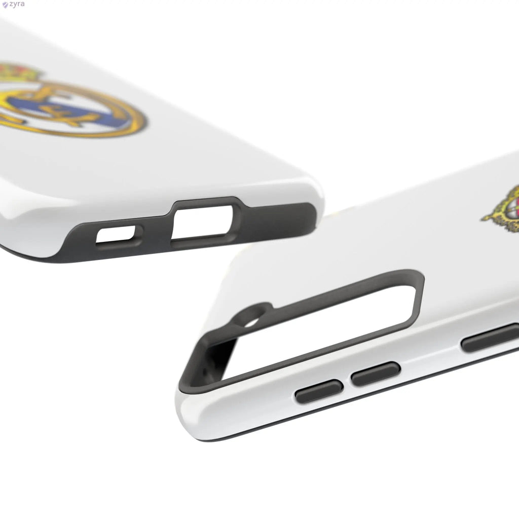 Real Madrid Tough White Gaming Phone Case - Premium Protection & Iconic Style Printify