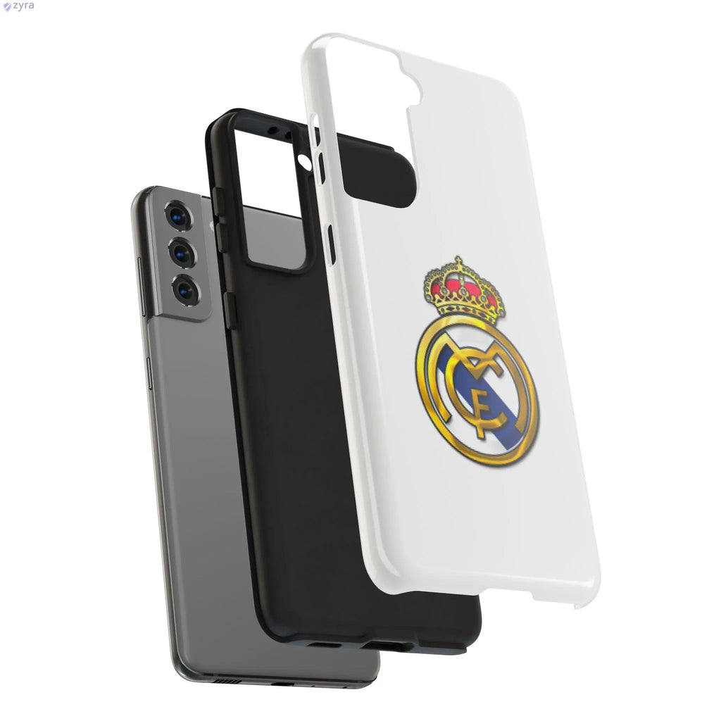 Real Madrid Tough White Gaming Phone Case - Premium Protection & Iconic Style Printify
