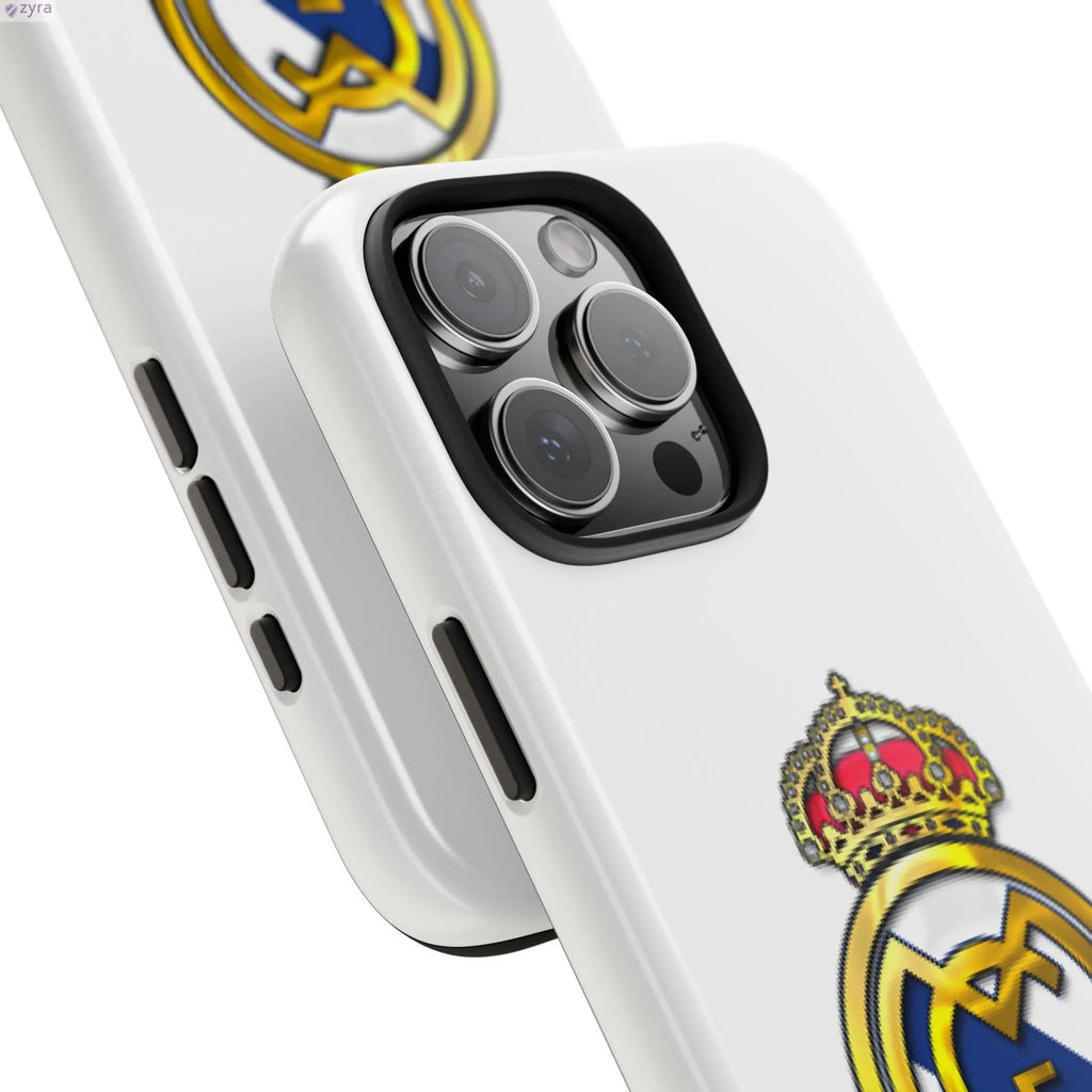 Real Madrid Tough White Gaming Phone Case - Premium Protection & Iconic Style Printify