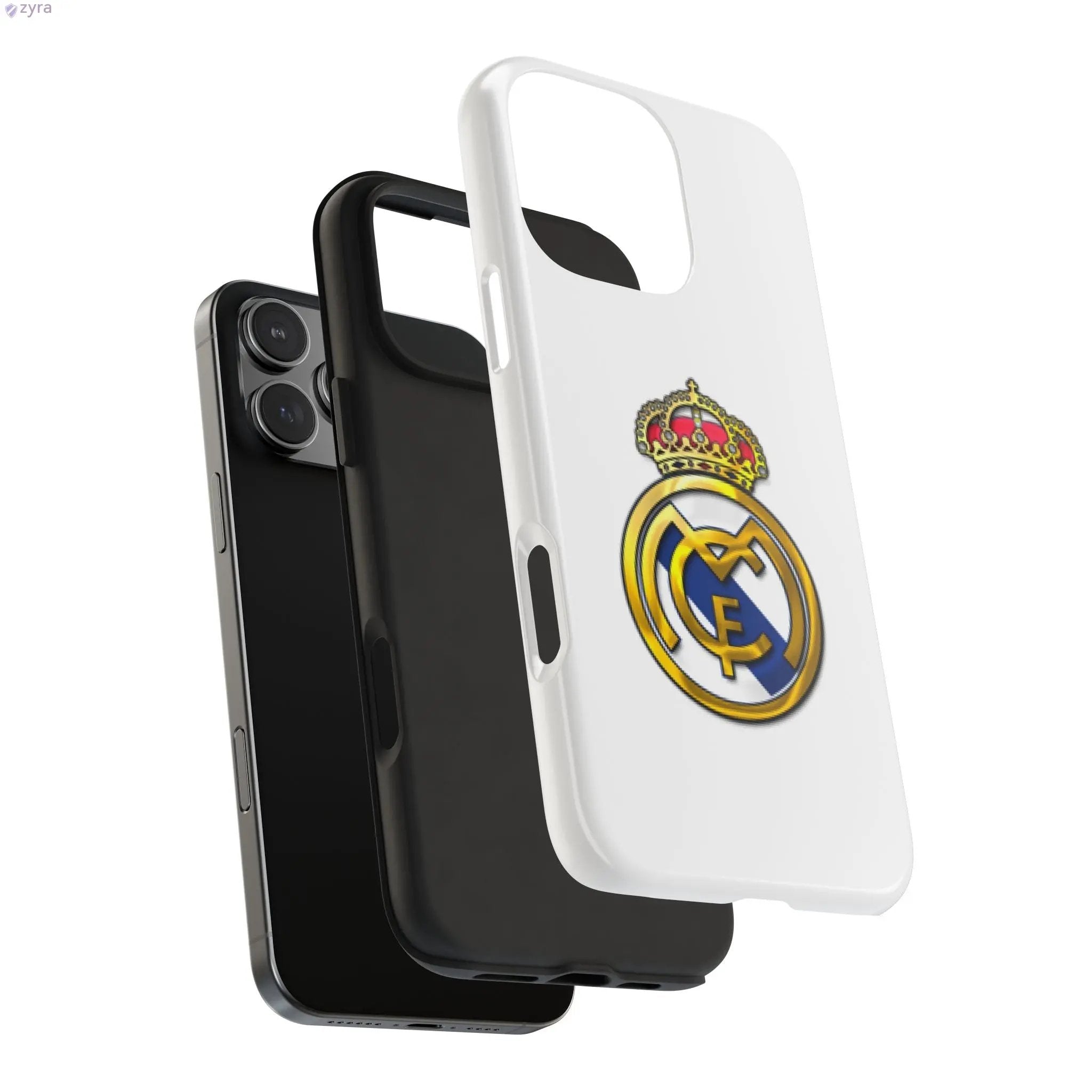 Real Madrid Tough White Gaming Phone Case - Premium Protection & Iconic Style Printify