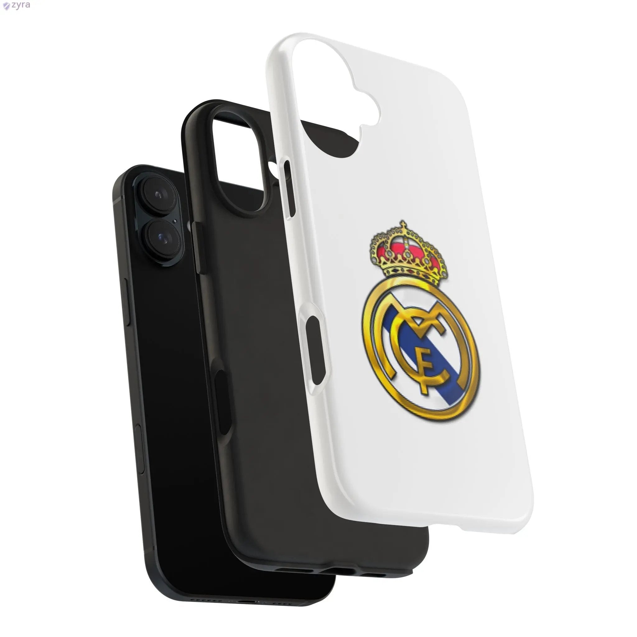 Real Madrid Tough White Gaming Phone Case - Premium Protection & Iconic Style Printify