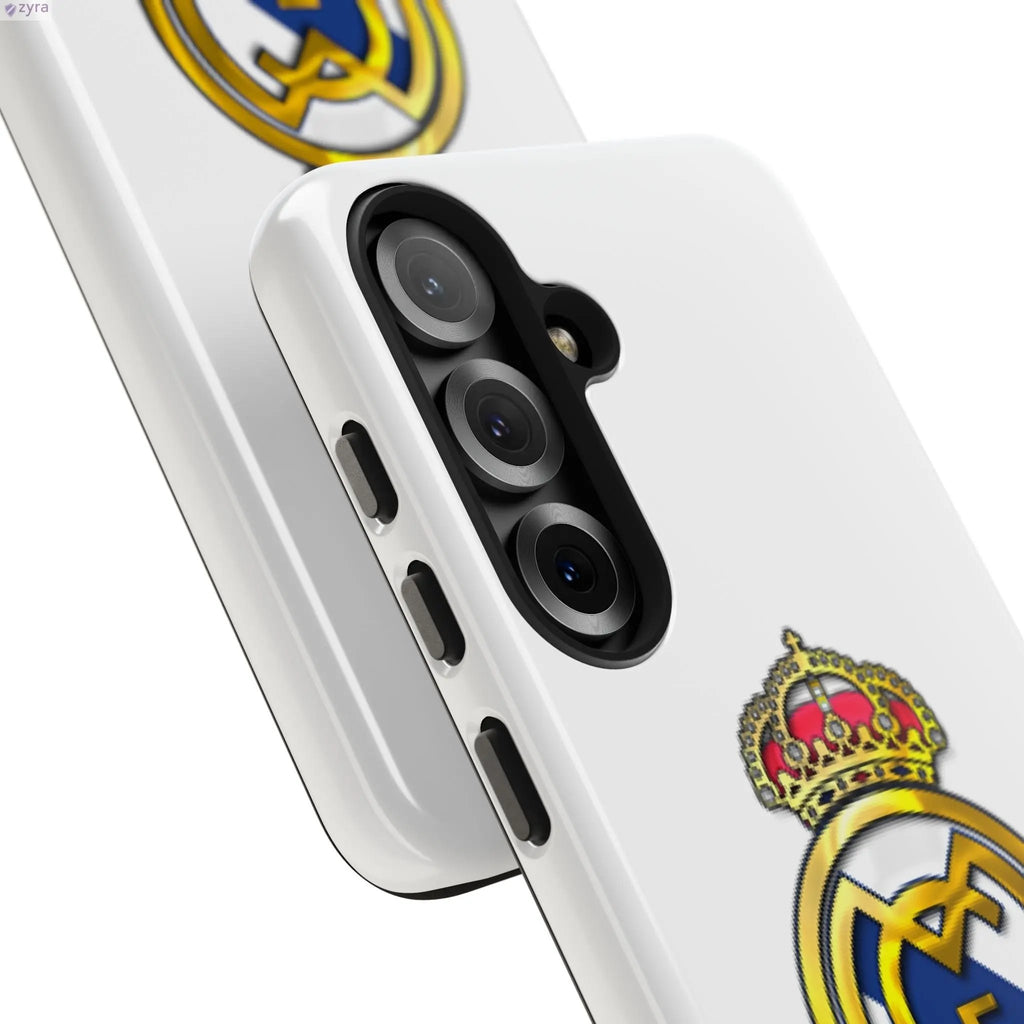 Real Madrid Tough White Gaming Phone Case - Premium Protection & Iconic Style Printify